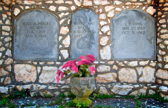 Charlie E. Long Burial Vault, Long Family Cemetery, near Hurdle Mills, NC